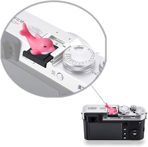 Camera Hot Shoe Cover, Cartoon Hot Shoe Cap, Hot Shoe Protector Compatible with Sony Fujifilm Fuji Canon Nikon Pentax Leical Panasonic (2pcs Seal Dolphin) - Image 5