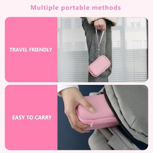 Camera Case for Panasonic LUMIX ZS99 / ZS300 Digital Camera, Pink - Image 6