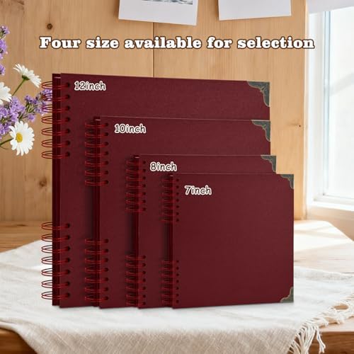 Scrapbook Album 10x10 Inch - Hardcover Kraft Paper Photo Album with 40 Pages, Memory Book for Wedding, Anniversary, Family, Christmas, Baby Shower, Ideal for Preserving Precious Moments - Image 6
