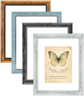 XUANLUO 11x14 Picture Frames Set of 4,Rustic Retro Photo Frame(Mix Color) by XUANLUO