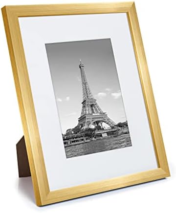 upsimples 8x10 Picture Frame, Photo Collage Wall Decor Set of 10, Gold - Image 3