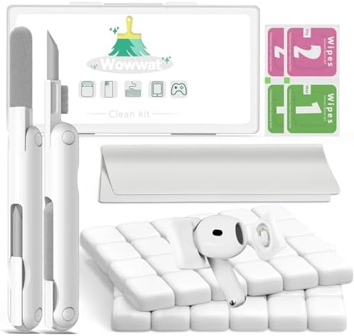 for AirPods Cleaning Kit with Cleaner Pen&Cleaning Putt-White by Wowwat