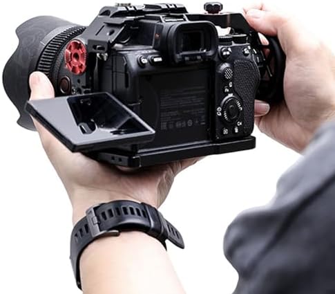 Generic Wheel Camera Grip Camera Round Side Hand Round Grip Aluminum Alloy Non Slip for Mirrorless Cameras with 4 3 8 Screw Holes Compact Lightweight Easy to Use - Image 2