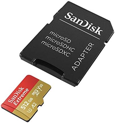 SanDisk 512GB Extreme microSDXC UHS-I Memory Card with Adapter - Up to 160MB/s, C10, U3, V30, 4K, A2, Micro SD - SDSQXA1-512G-GN6MA - Image 3