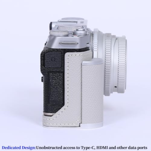 Camera Genuine Leather Half Case ，Compatible with FUJIFILM X-M5 XM5 - Image 4
