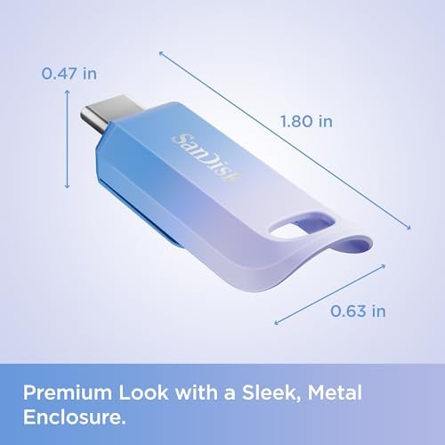 SANDISK 512GB Creator USB-C Flash Drive - Up to 400MB/s, USB Type-C - Compatible with Laptops and Tablets -3 Months of Adobe Lightroom Included - SDCZ75C-512G-G46 - Image 6