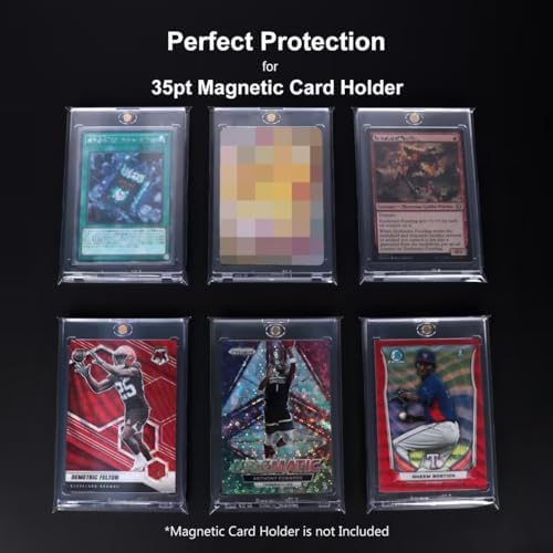 Resealable Sleeves for 35PT Magnetic Card Holders, Exact Fit Team Bags for 35 PT Magnetic Card Holders (400 Pack) - Image 5