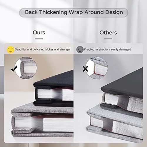 Popotop Large Photo Album Self Adhesive 4x6 5x7 8x10 Scrapbook Album DIY Picture Book,Gifts for Mom,Family Baby and Wedding,with Metal Pen and Plastic Board - Image 6