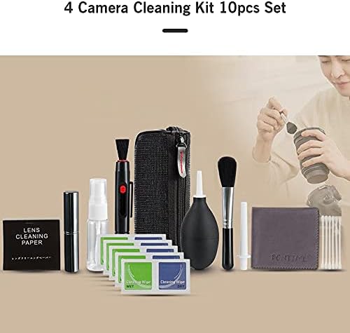 Professional Camera Cleaning Kit Lens Cleaning Kit with Air Blower Cleaning Pen Cleaning Cloth for Most Cameras, Mobile Phones, Laptops - Image 2