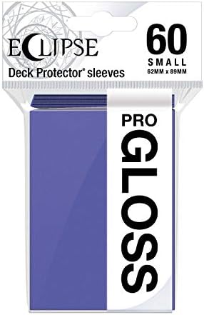 Ultra Pro E-15634 Eclipse Gloss Small Sleeves 60 Pack-Royal Purple by UltraPro