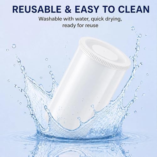 Yudylg 100 PCS Plastic Film Canister Holder with Film Canisters with Caps, 35mm Film Canister Set, Film Canisters for Rockets, Film Storage, White - Image 7