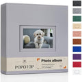 Popotop 4x6 Photo Album Holds 300 Pictures, Vegan Leather Hardcover by Popotop