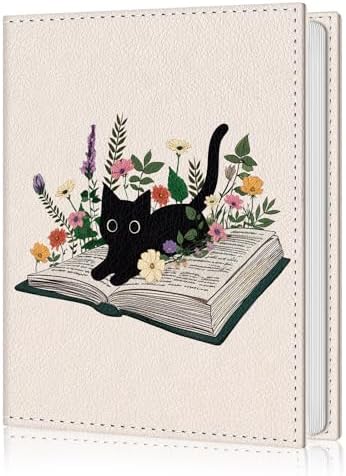 Photo Album 4x6, 56 Pockets Small Picture Book Black Cat Book by Lebrocoli