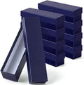Teling 8 Pcs 2x2 Coin Storage Collectors Box, 9 x 2 x 2 Inches, Blue by Teling