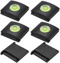 MOBOREST Camera Level Hot Shoe Level Hot Shoe Cover Flashlight Bubble Level Protector for Canon Nikon Panasonic Fujifilm Olympus Pentax Sigma DSLR/SLR/Evil (4+2PCS) by MOBOREST