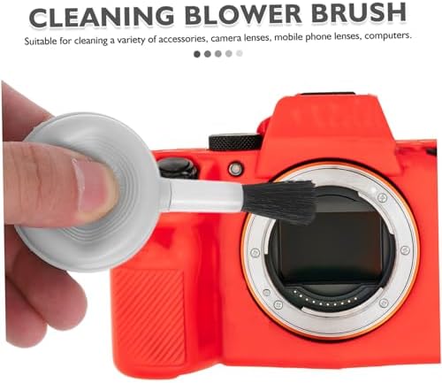 8 Piece Camera Lens Blower Brush Cleaning Kit with Detachable Brush - Image 3