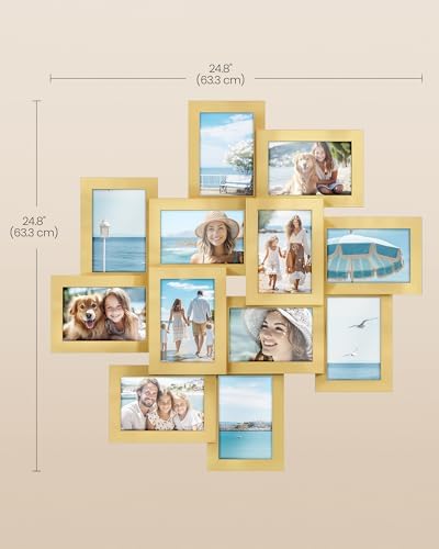 SONGMICS 12-Pack 4 x 6 Collage Picture Frames with Glass Front - Image 4