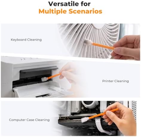 K&F CONCEPT 50 Foam Cleaning Swabs,for Electronics,Camera,Deep Cleaning - Image 5