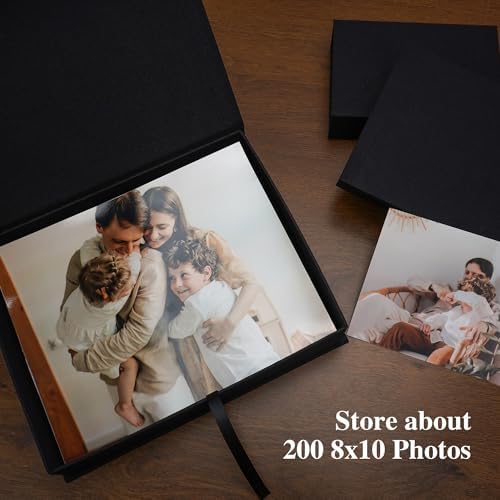 Photo Storage Box 8x10, Memory Box - Black - Image 2