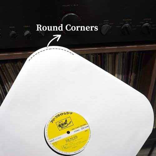 12″ Vinyl Record Inner Paper Sleeves White Kraft Paper for 33 RPM - 10 Pcs - Image 4
