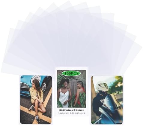 Kpop Card Sleeves, 58x88mm Photo Protector for Polaroid Instax Mini by Unknown