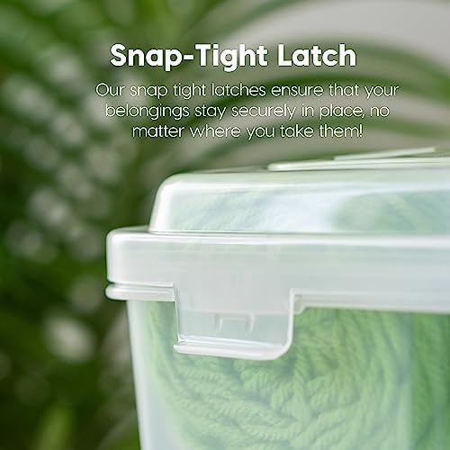 IRIS USA Board Game Storage |Made in USA| Thick Craft Case (6-Pack) - Clear - Image 6