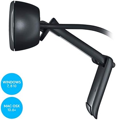 Logitech C270 720p Webcam Plug-and-Play Wide Screen Video Calling - Black - Image 6