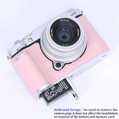 Camera Genuine Leather Half Case ，Compatible with FUJIFILM X-M5 XM5 - Image 3