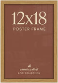 Americanflat 12x18 Poster Frame - Engineered Wood - Dark Oak by Americanflat