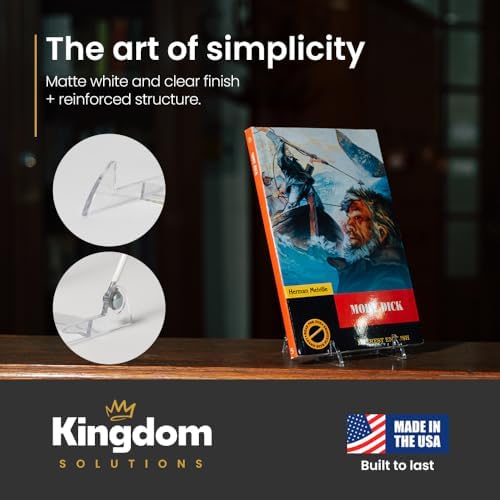 KINGDOM SOLUTIONS - 4.75" Clear Acrylic Display Stand Made in USA - 4 Pack - Image 6