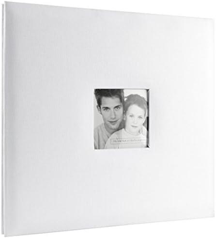 MCS Fabric Scrapbook Album, Expandable, 12 x 12 Inch | 10-Page | Photo Opening Cover | White | Pack of 4 - Image 3