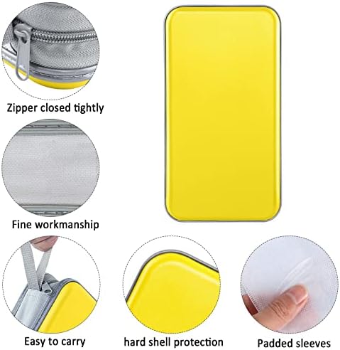 Siveit CD DVD Cases 96 Capacity Disc Storage Binder for Car(Yellow) - Image 2
