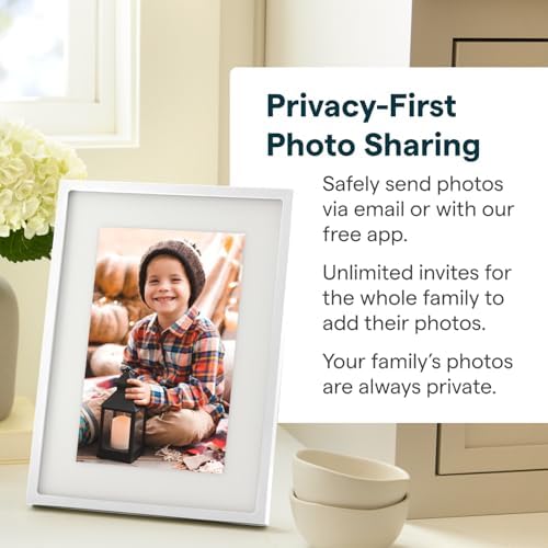Skylight Digital Picture Frame 2 – 10" Full HD Touchscreen, Classic White - Image 4