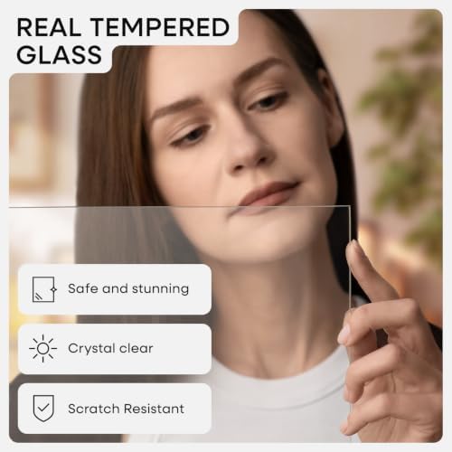 Homeforia A5 Bronze Picture Frame, High-End Metal, A6 Mat, Glass - Image 4
