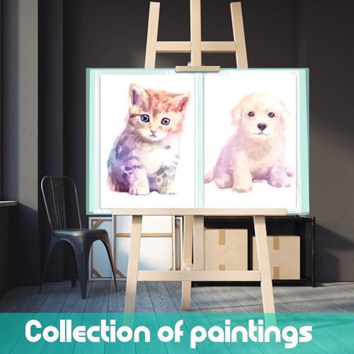 Henoyso 60 Pages Diamond Painting Storage Book A2 A3 Art Binder,Green - Image 6