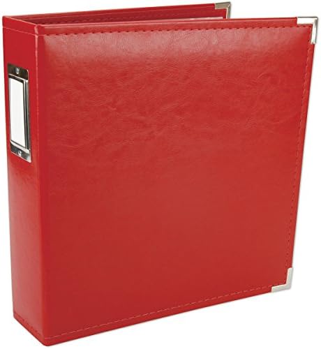 We R Memory Keepers D-Ring 8.5x11 Photo Album Red, Protect Memories and Photos, Soft, Acid-Free Faux Leather, Classy Decorative Spine Label, Snag-Free Rings, Includes 5 Page Protectors - Image 7