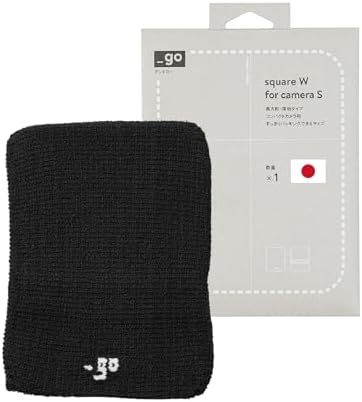 Camera Cover, Square W, Made in Japan, S size, Dark Gray by PACKINGKNIT_GO