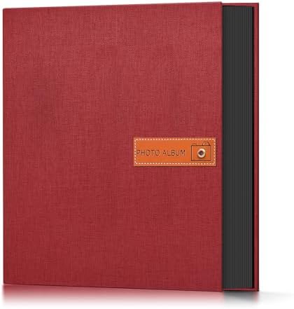 Popotop 4x6 Photo Album 200 Pictures, Linen Hardcover, Reinforced Spine by Popotop