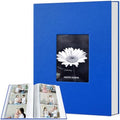 Popotop Photo Album 4x6 300 Photos with Writing Space, Leather Cover Album with Display Picture Window, Photo Book for Wedding Family Baby Gift by Popotop
