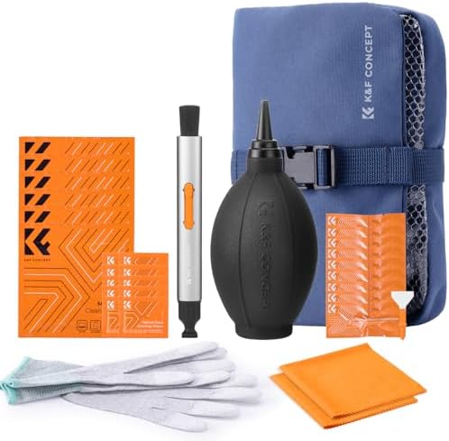 K&F CONCEPT 32-in-1 Pro Camera Cleaning Kit for Professional Photographers by KFCONCEPT