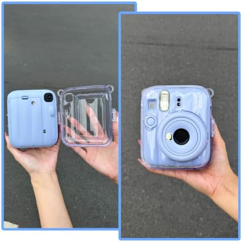 Clear Case for Fujifilm Instax Mini 13 Instant Camera, Clear Blue - Image 5