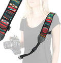 USA Gear Camera Sling Shoulder Strap - Adjustable Neoprene, Safety Tether, Accessory Pocket, DSLR Strap Quick Release - Compatible with Canon, Nikon, Sony and More DSLR Mirrorless Cameras (Southwest) by USAGEAR