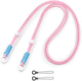 VOVMOEYA Camera Strap,Long Neck Strap for Fujifilm Mini 12/11/9/8/7+,Shoulder Strap camera strap Long Crossbody Lanyard for photographer Camera/Badge Holder/Keys/Wallet Multi-Function Lanyard(Pink) by VOVMOEYA