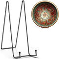 TR-LIFE 16 Inch Black Metal Plate Stand (3 Pack) - Heavy Duty Picture and Display Stand for Large Plates, Frames, Platters and Art by TR-LIFE