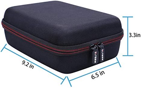 LTGEM Action Camera Case Compatible with GoPro Hero 13/12 / 11/10 / 9/8 / 7/6 / 5 / Go Pro MAX2 / MAX/Mission 1 PRO Action Camera, Accessories Carrying Storage Bag (Moveable Dividers) - Image 3