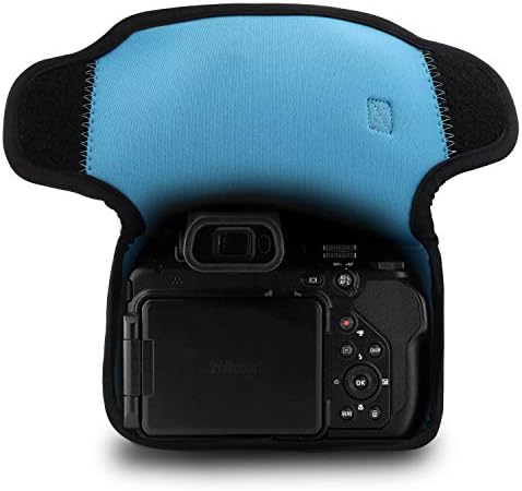 MegaGear Ultra Light Neoprene Camera Case compatible with Nikon Coolpix P1000,Blue - Image 5