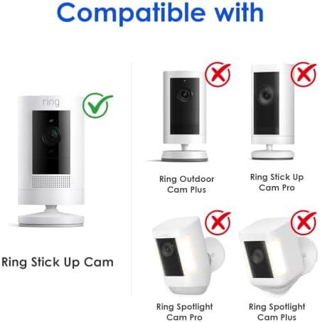 3 Pack Weatherproof Silicone Protective Case Cover for Ring Stick Up Cam Battery, Anti-Scratch UV Resistant Skin for Indoor Outdoor - Image 3