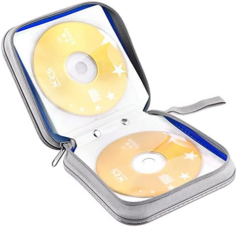 40‑Capacity Hard Plastic CD/DVD Binder for Car, Home & Travel - Image 5
