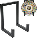 2-Pack Black Metal Display Stands for 9-15 Inch Plates and Artwork by Plustard