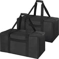 COOLBEBE 2 Pack 24" Sports Duffle Bag - 53L Travel Duffel Tote Bag, Black by COOLBEBE